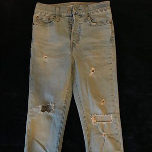 Levi's Wedgie Fit High Rise Skinny Jeans Size 26